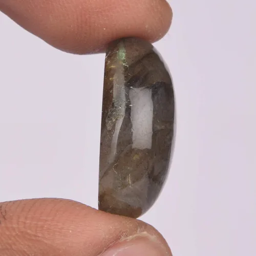 Vista 3 de GEMHUB Piedra de cabujón de labradorita 17.00 Ct Labradorita Natural Labradorita Azul Labradorita Cabujón Oval, Gema, Ruso - Labradorita
