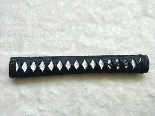 Vista 11 de Japanese Samurai Katana Sword Handle Tsuka10.2'' Alloy/Copper/Iron Fittings Real or Fake Samegawa