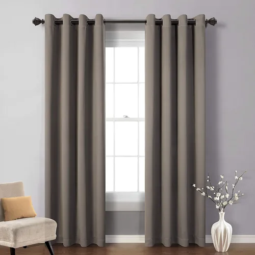 Vista 13 de MYSKY HOME Cortinas Aqua para Armario para Entrada Cortina Opaca para Puerta para Sala de Estar Cortina Oscurecedora de Habitación con Ojales