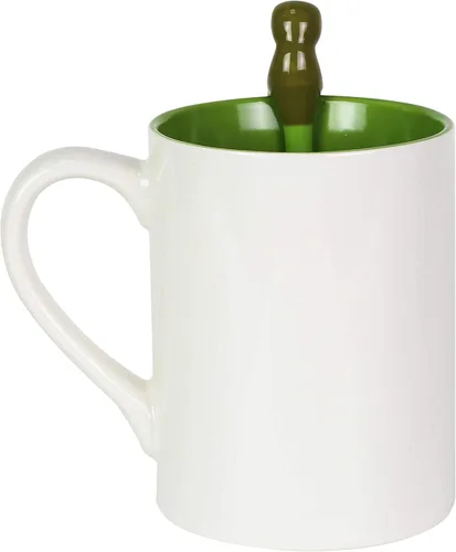 Vista 2 de Enesco Our Name is Mud Tea-Rex - Taza y cuchara, juego de 2 piezas, multicolor