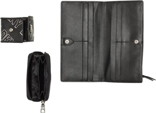 Vista 5 de DKNY Cartera clásica Phoenix 3 en 1 para mujer, Casual Phoenix - Juego de cartera clásica 3 en 1