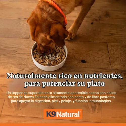 Vista 3 de K9 Natural Complemento Alimenticio Liofilizado para Perros con Ingredientes Verificados, Mezcla de Carne de Órganos para Apoyo Digestivo, Alimento