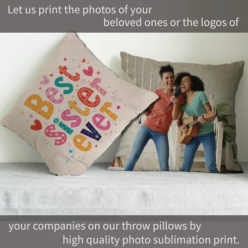 Vista 4 de Amazing Items fundas de almohada personalizables con fotos, fundas de almohada decorativas