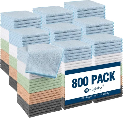 Vista 9 de Orighty Paquete de 5 toallas faciales de microfibra, altamente absorbentes y suaves al tacto, toallas de mano para baño, hotel, spa y gimnasio, 11.5