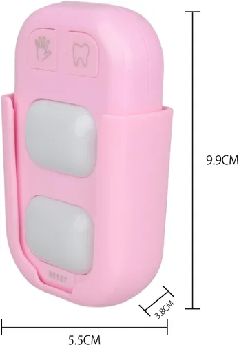 Vista 3 de Temporizador para niños, temporizador de cepillo de dientes de 2 minutos, temporizador de lavado de manos de baño de 20 segundos, luz indicadora