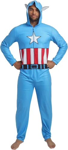 Vista 11 de Bioworld Disfraz de cosplay con capucha y mangas largas para adultos, traje enterizo X-men Wolverine