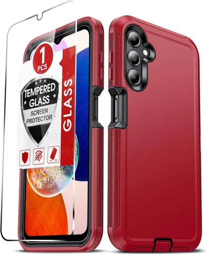 Vista 23 de LeYi Funda compatible con Samsumg Galaxy A05 4G: Galaxy A05 4G con resistente a los golpes, 3 en 1 de cuerpo completo, protección resistente