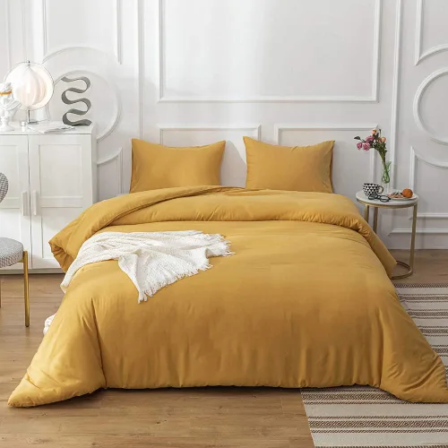 Vista 45 de CLOTHKNOW juego de edredón blanco de tamaño queen con volantes, ropa de cama de estilo granja, juegos de edredón shabby chic para todas las Volantes