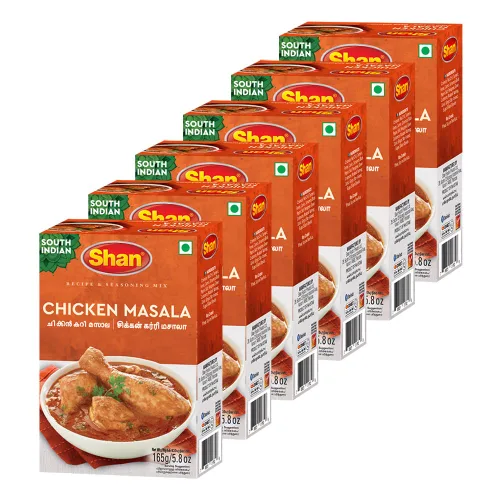 Vista 142 de Shan Chicken 65 - Mezcla de recetas y condimentos de 2.1 oz (60 g) - Polvo de especias para pollo frito picante agridulce - Adecuado