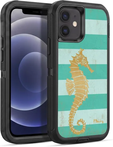 Vista 144 de Head Case Designs Officially Licensed Paul Brent Agate Mermaid Coastal Gel Armor Case [Military Grade Drop Protection] Compatible with Apple iPhone