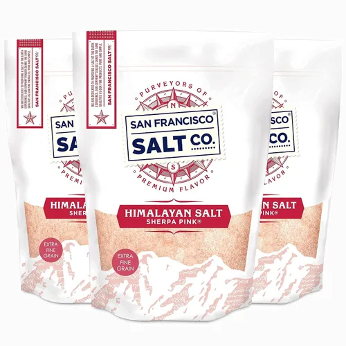 Vista 9 de Sherpa Pink Sal del Himalaya – Grano extrafino, 2 libras. Totalmente natural, sin gluten, sin aditivos Perfecto para cocinar y recetas diarias