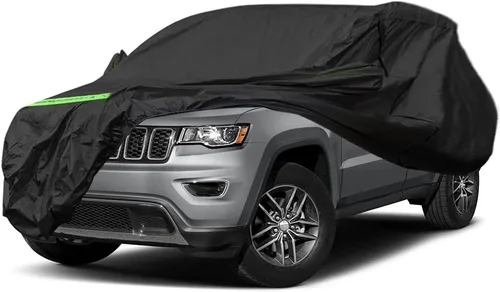 Vista 20 de Funda impermeable de 6 capas para automóvil de repuesto para Jeep Grand Cherokee 1993-2010 All Weather Car Cover with Cotton Liner, Zipper Door