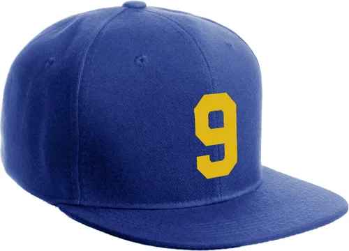 Vista 7 de Número de equipo modificado para requisitos particulares del jugador del color del sombrero del Snapback de la visera plana clásica de la visera