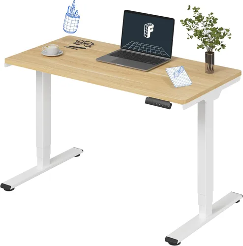 Vista 39 de FLEXISPOT E6 - Escritorio de pie eléctrico de 3 etapas con motor dual, 48 x 24, para usar sentado o de pie, soporta 220 lbs, altura ajustable