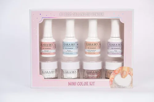 Vista 11 de Kiara Sky Kit esencial de polvos de inmersión. Kit completo y fácil de usar para manicura en polvo.