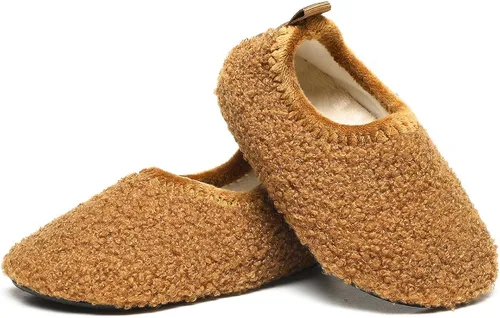 Vista 4 de ditont Toddler Boys Girls Indoor House Slippers Lightweight Kids Baby Non-Slip First Walking Home Socks Shoes