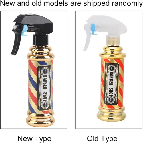 Vista 8 de Dioche Botella de spray de agua de peluquería, botella de spray de peluquería Salon Barbería Hair Styling Water Spray Kettle 5.1 fl oz (dorado)