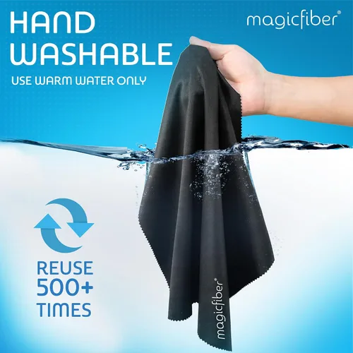 Vista 7 de MagicFiber - Paño de limpieza de microfibra extra grande para pantallas