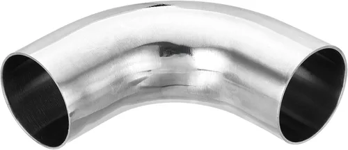 Vista 17 de PATIKIL Codo de 90 grados con curvatura de mandril, codo de escape de 1 pulgada OD de acero, conector de tubería de escape 304 de acero inoxidable