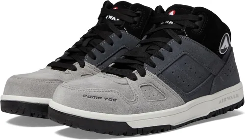 Vista 8 de Airwalk Mongo - Zapato industrial con punta de material compuesto para hombre Negro/Negro