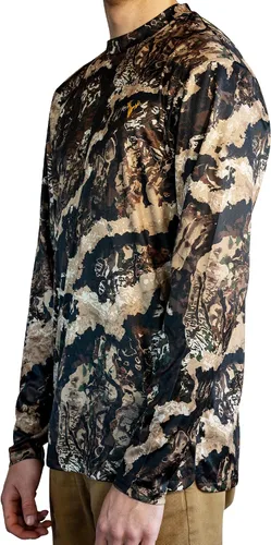 Vista 2 de HOT SHOT Camisa de manga larga de caza de camuflaje para hombre - Camisa de secado rápido