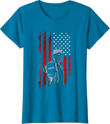 Vista 63 de Camiseta de fútbol americano, Negro