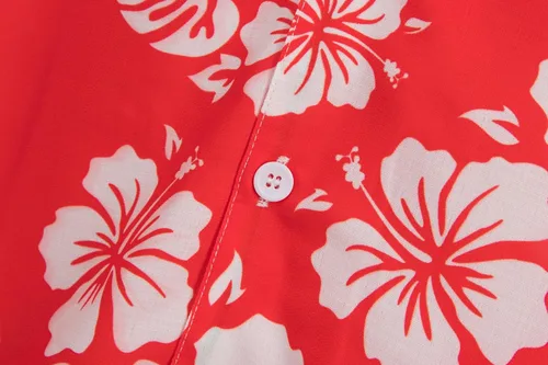 Vista 6 de CONGJI Camisa hawaiana para hombre, camisas de playa tropicales de verano, camisas de manga corta con botones, camisas Aloha casuales con botones