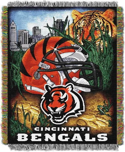 Vista 59 de Northwest NFL Woven Tapestry Wall Hanging, 48 x 60 Inches, Officially Licensed, Decorative Fringes