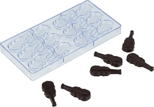 Vista 44 de Restaurantware Pastry Tek Molde para Barra de Chocolate de 10.8 x 5.3 Pulgadas 1 Molde de Chocolate Apto para Lavavajillas - 4 Cavidades Molde
