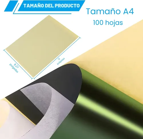 Vista 2 de Emalla Papel de transferencia de tatuajes 100 hojas de papel de plantilla