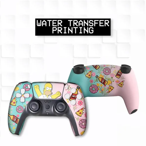 Vista 3 de BCB Controllers Simpson Controlador inalámbrico personalizado, PS5, orgullosamente personalizado en Estados Unidos con impresión permanente