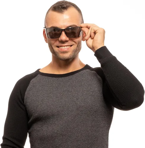 Vista 4 de Police Gafas de sol polarizadas para hombre SPL533B fabricadas en Italia 64-130-110, Gris