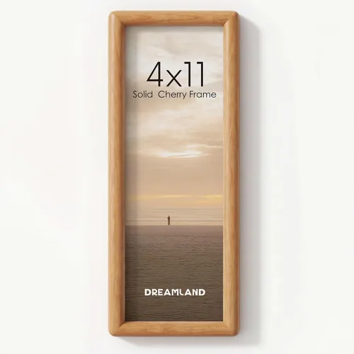 Vista 27 de Dreamland Portarretratos de madera natural de 4 x 6 pulgadas mate a 3.5 x 5 pulgadas, marco de fotos de madera de wengué maciza, hecho a mano