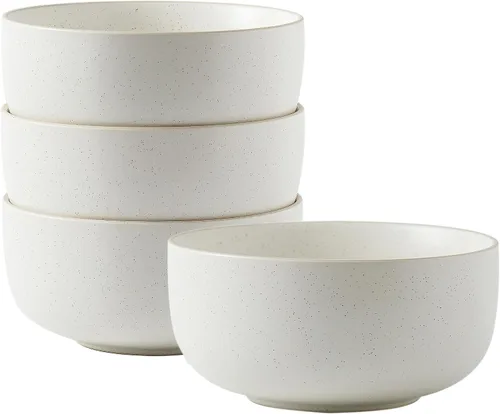 Vista 7 de S&Q'S CERAMICS Cuencos pequeños de cerámica para cocina, juego de 6, cuencos de helado de 9 onzas, cuencos pequeños para servir sopa, salsa
