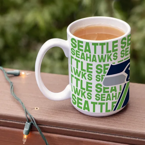 Vista 37 de Rico Industries NFL Football San Francisco 49ers - Taza de café de cerámica blanca de 15 onzas para fanáticos de la NFL