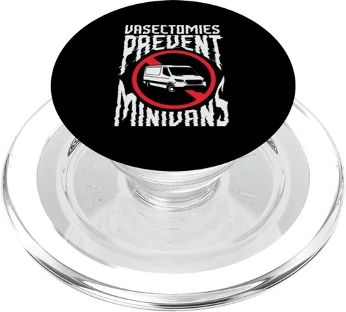 Vista 8 de Vasectomías previenen minivans para un hombre esterilizado Vasectomía PopSockets intercambiables PopGrip