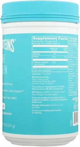 Vista 4 de Vital Proteins Marine Péptidos de colágeno (paquete de 2)