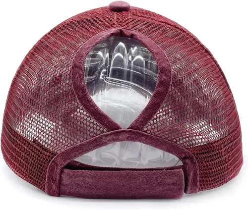 Vista 3 de Gorro de camionero desgastado para mujer, gorra de béisbol bordada, regalo para mamá