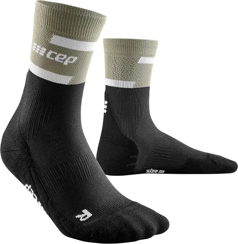 Vista 3 de Calcetines deportivos para correr para mujer, de corte redondo, calcetines CEP de corte medio