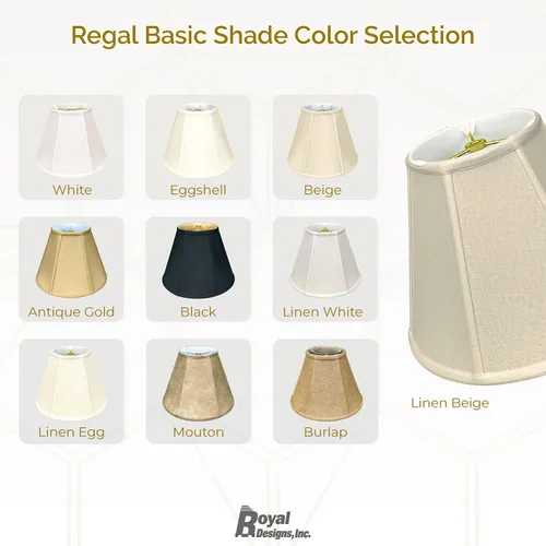 Vista 4 de Royal Designs, Inc. BSO-707U-12AGL Deep Empire Basic - Pantalla de lámpara con conector roscado UNO, 6 x 12 x 9.25, dorado antiguo
