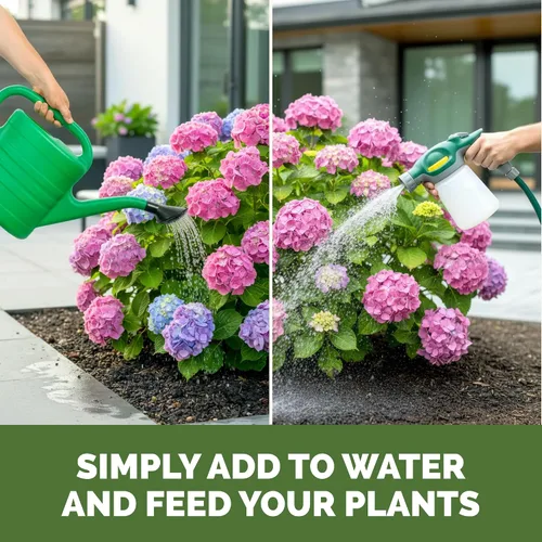 Vista 6 de Fertilizante de hortensias: alimento líquido para plantas para flores más grandes, color rico de flores y desarrollo de raíces más fuerte, 8 onzas