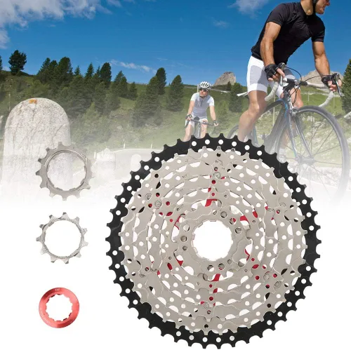 Vista 2 de 8 velocidad 46t engranaje grande bicicleta de montaña hueco casete Freewheel accesorio