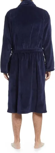 Vista 2 de Polo Ralph Lauren - Bata para hombre, de microfibra, manga larga, cuello tipo esmoquin