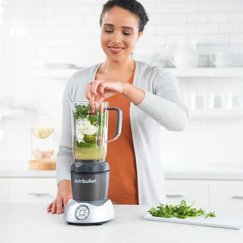 Vista 5 de NutriBullet Select 2.0 licuadora personal de 1000 vatios Gris