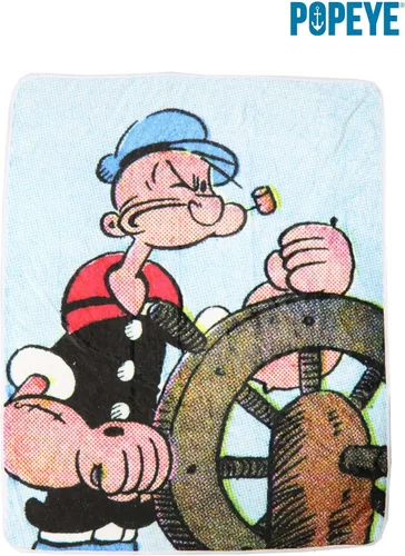 Vista 3 de Fun Costumes Popeye - Manta estándar de 60 x 48 pulgadas