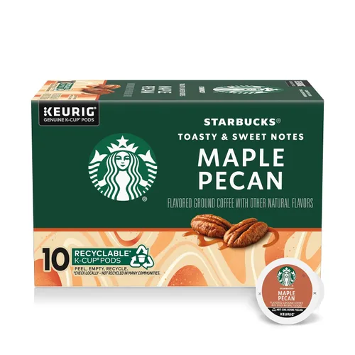 Vista 36 de Cápsulas de café K-Cup de Starbucks, café con sabor caliente o helado, caramelo, 10 cápsulas Keurig Cápsulas K-Cup 100% Arabica para cafeteras