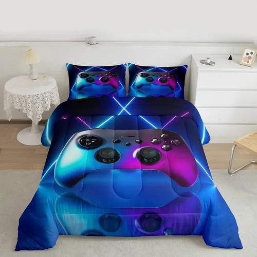 Vista 11 de Erosebridal Juego de edredón de hojas de cannabis, juego de ropa de cama de marihuana con estampado colorido de plantas, decoración bohemia de 2