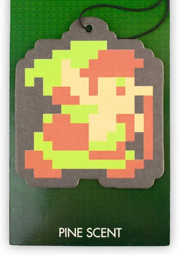 Vista 2 de Zelda - Ambientador Pixelized Link Accesorios con licencia Nintendo Accesorio perfecto para automóvil, hogar, oficina Aroma de pino