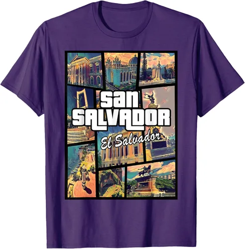 Vista 66 de Camiseta Orgullosa de San Salvador Capital El Salvador