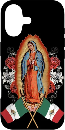 Vista 32 de Funda para iPhone 12 mini Nuestra Señora Virgen De Guadalupe Virgen María Mexicana